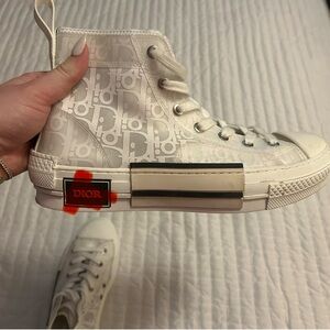 White High-Top Sneakers